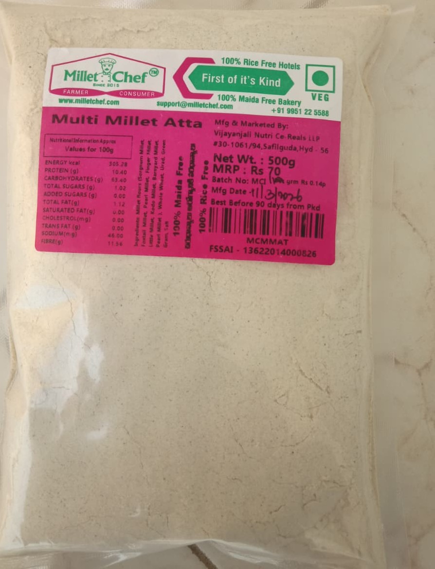 Multi Millet Atta 500grams