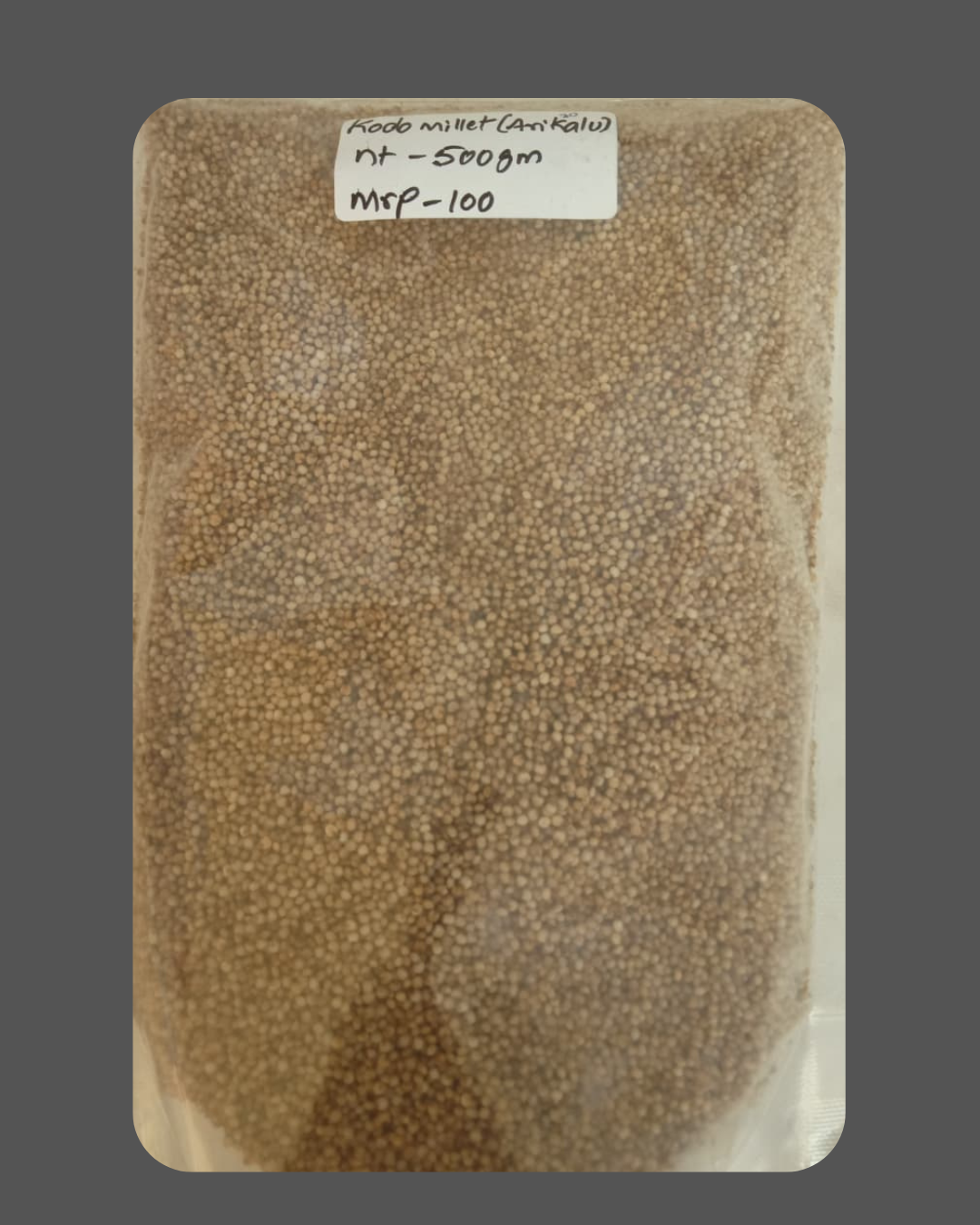 Kodo Millet (Arikalu)-500 grams - Image 2